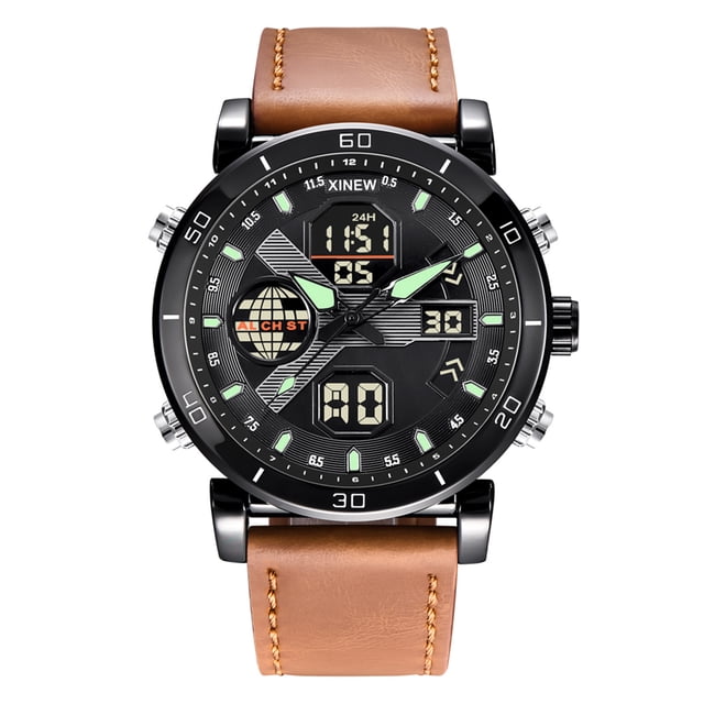 Reloj de cuarzo para hombre, relojes para hombre, reloj deportivo de moda para hombre, reloj de cuarzo digital LED, relojes casuales para hombre