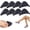 Black, 4 Pairs, variant on Soft Sponge Adjustable Shoe Filler, Reusable Shoe Toe Inserts for Loose Shoes, Unisex Size Inserts for High Heel Shoes (Beige, 2 Pairs)