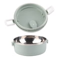 thumbnail image 4 of Insulated Lunch Box,Portable Stainless Steel Blue Food Container Thermal Lunch Box Multi-Functional, 4 of 12