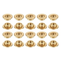 20 Pack Flange Sleeve Bearings, 6mm Bore x 8mm OD x 4mm Length, Self-Lubricating Sintered Bronze Bushings