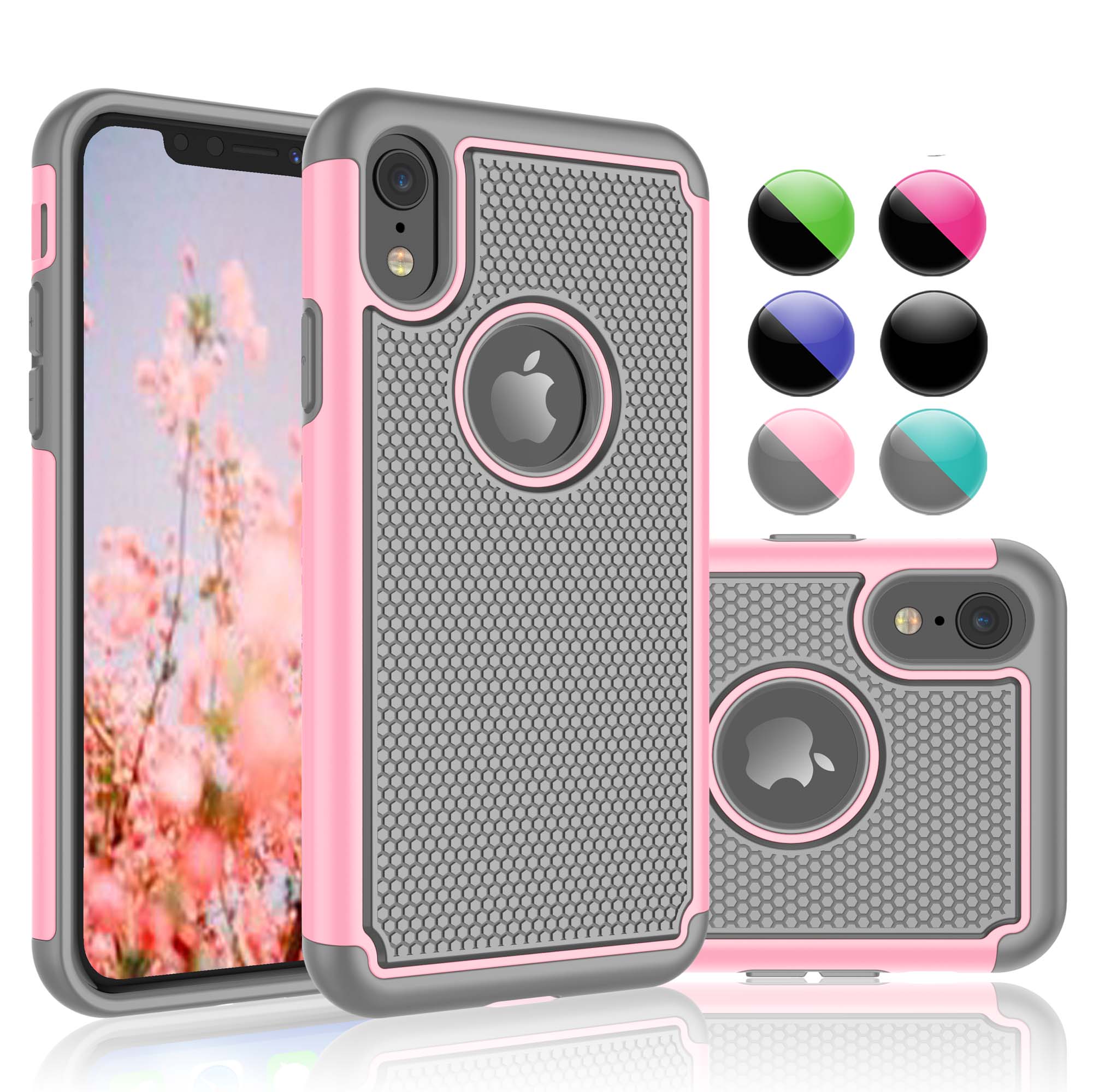 Njjex Apple iPhone XR Case, iPhone XR Cute Case For Girls, Njjex [Shock