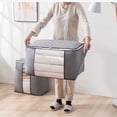 thumbnail image 3 of Bolsa de almacenamiento de ropa para el hogar, bolsa de acabado de colchas, caja de baño de tela no tejida gruesa, caja de almacenamiento de ropa, 3 of 5