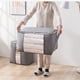 thumbnail image 3 of Bolsa de almacenamiento de ropa para el hogar, bolsa de acabado de colchas, caja de baño de tela no tejida gruesa, caja de almacenamiento de ropa, 3 of 5