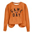 thumbnail image 2 of Wancir Game Day Sweatshirt Women Football Sweatshirts Rugby Graphic Pullover Weekend Tops Casual Football Season Shirt, 2 of 4