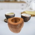 thumbnail image 4 of Shisuyan MultiFunction Coconuts Shell Bowl with Unique Pattern for Home Use and Storage Light Brown, 4 of 8