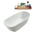 thumbnail image 2 of 59'' Streamline N670WH Freestanding Tub and Tray With Internal Drain, 2 of 7