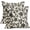 Black Cream, variant on Black Floral Pillow Covers 18x18 Set of 2 Brown Cream Vintage Flower Block Print Pattern Decorative Throw Pillowcases Outdoor Rustic Farmhouse Square Cushion Cases Decor for Home Couch Sofa Bed