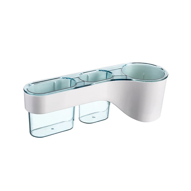 Cateissary Soporte para secador de pelo, estante de almacenamiento para soplador montado en la pared, dormitorio en casa, baño, inodoro, dormitorio, ducha, Juegos de accesorios de baño Azul Cateissary HA067381-01