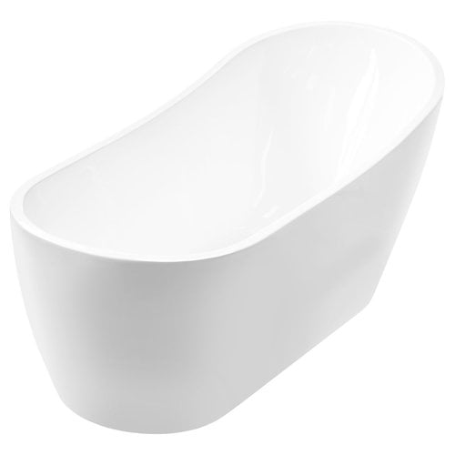 LessCare Acrylic 54'' x 28'' Freestanding Soaking Bathtub