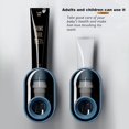 thumbnail image 3 of nipocaio Wall Mounted Automatic Toothpaste Dispenser - Automatic Toothpaste Squeezer - Beautiful Bathroom Accessories, for Family Shower, Bathroom(Blue), 3 of 5
