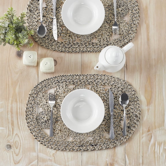 VHC Brands Celeste Blended Pebble Indoor/Outdoor Placemat 13x19