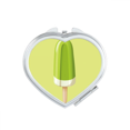 thumbnail image 1 of Green Mung Bean Popsicle Sweet Ice Heart Mirror Travel Magnification Portable Handheld Pocket Makeup, 1 of 3