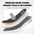 thumbnail image 3 of Wide Width Walking Shoes for Women Adjustable Hook and Loop Strap Slip On Breathable Low Seam Cushioned Non Slip Roomy Toe, 3 of 7