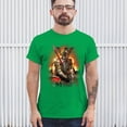 thumbnail image 4 of Apocalypse Reaper T-shirt Fantasy Skeleton Knight with a Sword Medieval Legendary Creature Dragon Wizard Men's Tee, 4 of 7