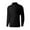 Black, variant on Lovzfmll Men's Comfort Fit Thermal Shirt with Mid-Weight Fabric, Thickened Long Sleeve Crew Neck Base Layer for All-Day Heat Retention