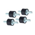 thumbnail image 2 of Rubber Mounts Shocks Struts Damper Air Compressor Pump Anti Vibration Rubber Mount Shock Damper M6 20x15, 2 of 8