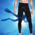 thumbnail image 3 of Pantalones de neopreno de 2mm, pantalones de neopreno, pantalones de surf, pantalones de buceo, pantalones de buceo para buceo, snorkeling, - Negro, L, 3 of 8