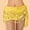 Yellow, variant on Belly Dance Hip Scarf, Belly Dance Skirt Chiffon Belly Dance Belt with 128 Gold Coins Belly Dancing Skirts Wrap For Performances And Parties