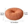 thumbnail image 2 of Anckoeil Round Corduroy Floor Seat Cushion, Soft Non-Slip Pouf Chair Pad Cushion for Living Room, Bedroom & Yoga, 2 of 6
