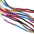 thumbnail image 4 of 9pcs Handmade Colorful Knurled Braided Friendship Bracelets Thread Wrist Ankle Bracelets (Random Color), 4 of 8