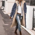 thumbnail image 2 of Veste Réversible, Manteau Long d'Hiver pour Femmes, Matelassé, Poches Zippées, Chaud, Élégant, Polyvalent, 2 of 9