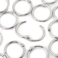 thumbnail image 3 of Herwey Split Key Ring, 20PCS Metal Hinged Ring Book Binder Split Key Rings Album Scrapbook Loose Leaf Clip, 3 of 5