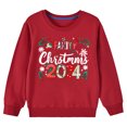 thumbnail image 4 of Enjoytime Toddler Sweatshirt Unisex Christmas Printed Sweatshirts Girl Crewneck Long Sleeve Pullover Shirt Tops Fall Winter Baby Clothes 2-10 Years, 4 of 4