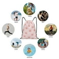 thumbnail image 6 of Balery Cute Pig Face Pattern Drawstring Backpack Bag Sport Gym Sackpack Cinch Bags Pattern Drawstring Backpack Bag Sport Gym Sackpack Cinch Bags -Small, 6 of 6
