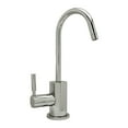 thumbnail image 5 of Westbrass 11" 1-Lever Handle Hot Water Dispenser Faucet with Quick Heating Tank, Polished Nickel, 5 of 11