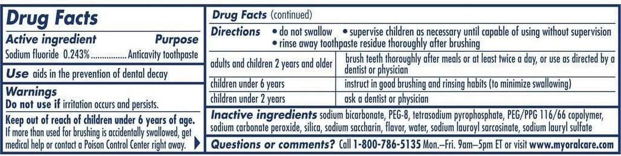Pepsodent Original Toothpaste 5.5oz 4 Pack