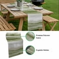 thumbnail image 5 of Sage Green Ombre Table Runner - 48 Inch Long, Kitchen Dining Table Runner Dresser Scarves, Modern Abstract Art Farmhouse Farmhouse Decor for Coffee Tables Wedding Party Banquet, 5 of 8