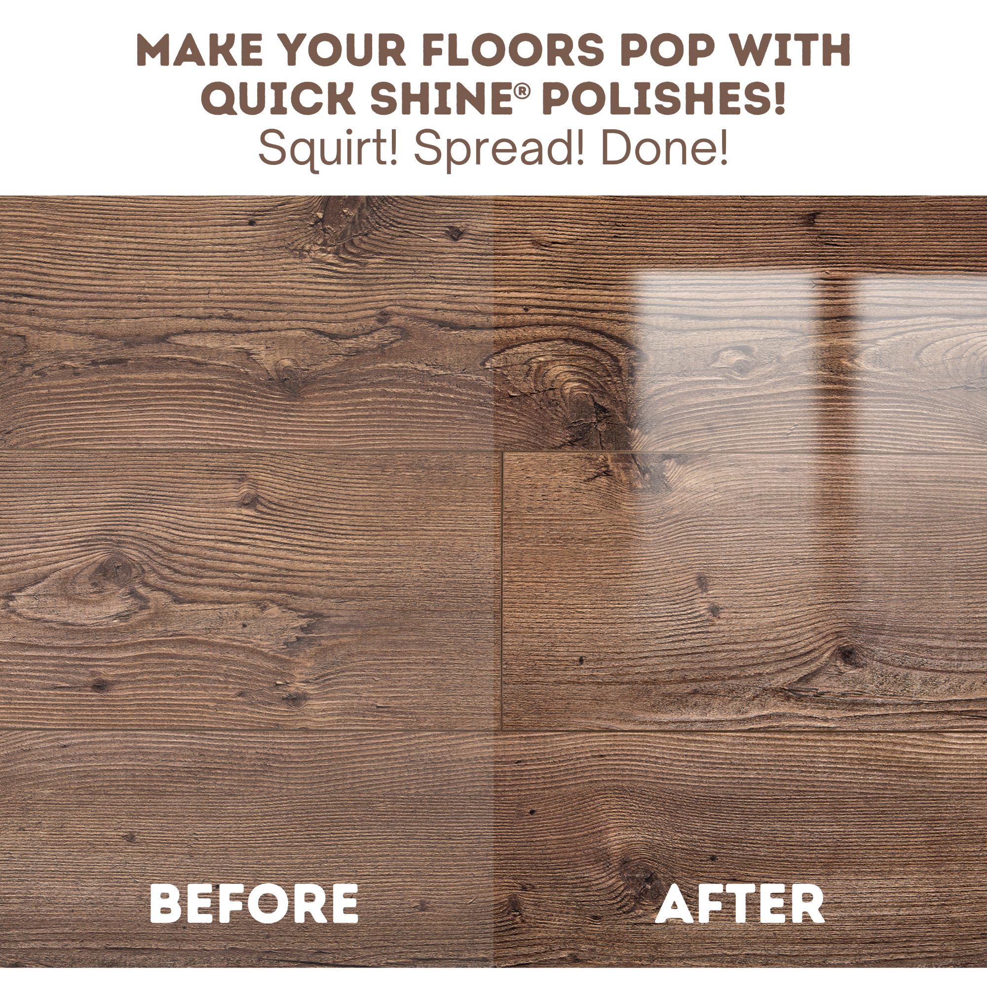 Quick Shine High Traffic Hardwood Floor Luster, 27 fl oz, Unscented Household Floor Cleaner & Polish - image 5 of 18