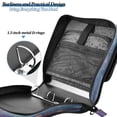 thumbnail image 5 of Water-Resistant 3-Ring Binder Organizer with Multiple Pockets Zipper Binder Bag for Office Vibrant and Colorful Universe, 5 of 8