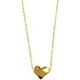 thumbnail image 1 of Xiao Hua Gargantilla con forma de corazón de amor, cadena chapada en oro y plata, 1 of 3