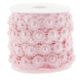 thumbnail image 1 of 15m De Plástico Rosa Perla De Imitación En De Cadena Para El Día De San Valentín Decoración Del Partido Macarena Pearl Bead String DIY Crafts, 1 of 7
