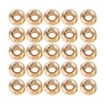 thumbnail image 2 of 25 piezas de cuentas de aleación de tungsteno para atado de moscas, bola redonda con cabeza de ninfa, aparejos de pesca dorados (2,8mm), 2 of 9