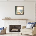 thumbnail image 3 of Stupell Industries Seaside Escape Scenery Landscape Painting Black Framed Art Print Wall Art, 24 x 24, 3 of 9