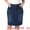 Dark Blue, variant on DARING DIVA Women's Plus Summer High Waist Knee Length Denim Skirt 1X Dark Blue