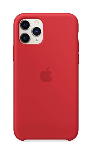 Apple Silicone Case (for iPhone 11 Pro Max) - (Product) RED