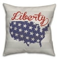 thumbnail image 2 of Creative Products Liberty America Stars and Stripes 18x18 Spun Poly Pillow, 2 of 3