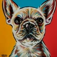 thumbnail image 2 of Vitaletti, Carolee 26x26 Black Ornate Wood Framed with Double Matting Museum Art Print Titled - Chroma Dogs II, 2 of 4