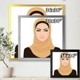 thumbnail image 4 of Designart 'Portrait of Muslim Girl In Traditional Hijab' Modern Framed Art Print, 4 of 4