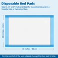 thumbnail image 2 of Almohadillas desechables SOFYFINE 150 unidades, 60 x 90 cm, impermeables, 2 of 7