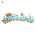 thumbnail image 1 of Wooden Christmas Train  Decorative Visual Effect Christmas Decoration Small Train for Living Room, 1 of 11