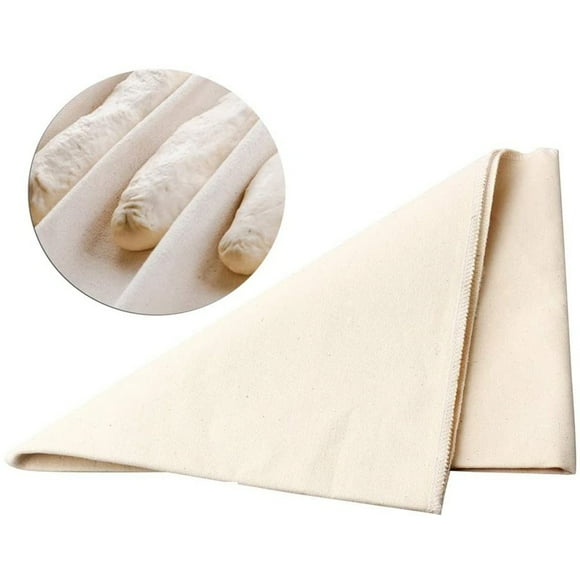Roofei Professional Proofing Cloth Baker's Couche for Baguette Bread Loaf Dough 75 * 45cm