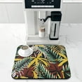 thumbnail image 2 of Palm Inspired Coffee Bar Mat - Tropical Leaf & Floral, Non-Slip Base, Perfect for Coffee Lovers, 2 of 5