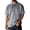 Dark Gray, variant on LTTVQM Men's Top Chest Pocket Washed Denim Style Polo Short Sleeve T-Shirt Soft Vacation Everyday Casual Blouses Army Green 3XL