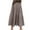 Khaki, variant on IROINNID Women's Skirt Knitted Matching Sweater Ankle Comfort Waist Long Solid Color Skirt