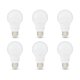 thumbnail image 1 of Bombillas LED Amazon Basics A19 de 9 W (equivalente a 60 W), paquete de 6, 1 of 7
