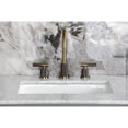 thumbnail image 3 of Kingston Brass FSC892KNLAB Convergent Two-Handle 3-Hole Deck Mount Widespread Bathroom Faucet with Knurled Handle and Brass Pop-Up in Antique Brass, 3 of 8